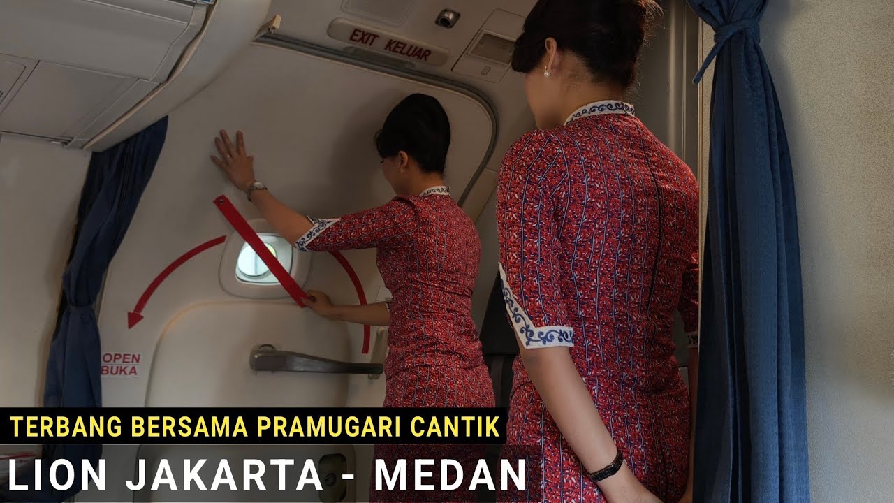 Lion Air Jakarta - Medan, Special Flight Christmas 2025 Bersama Pramugari2 Cantik (Part 2)