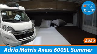 Motorhome Tour Adria Matrix Axess 600Sl Summer Semi-Integrated 2020 Caravansalon