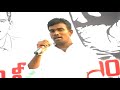 Paritala Sriram first speech in public meeting; powerful speech