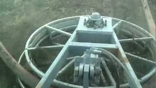 Moving the manure drag hose