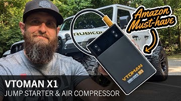 Vtoman X1 Jump Starter & Air Compressor Review | Must-Have Travel Accessory!