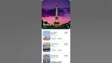 Travel UI in Flutter