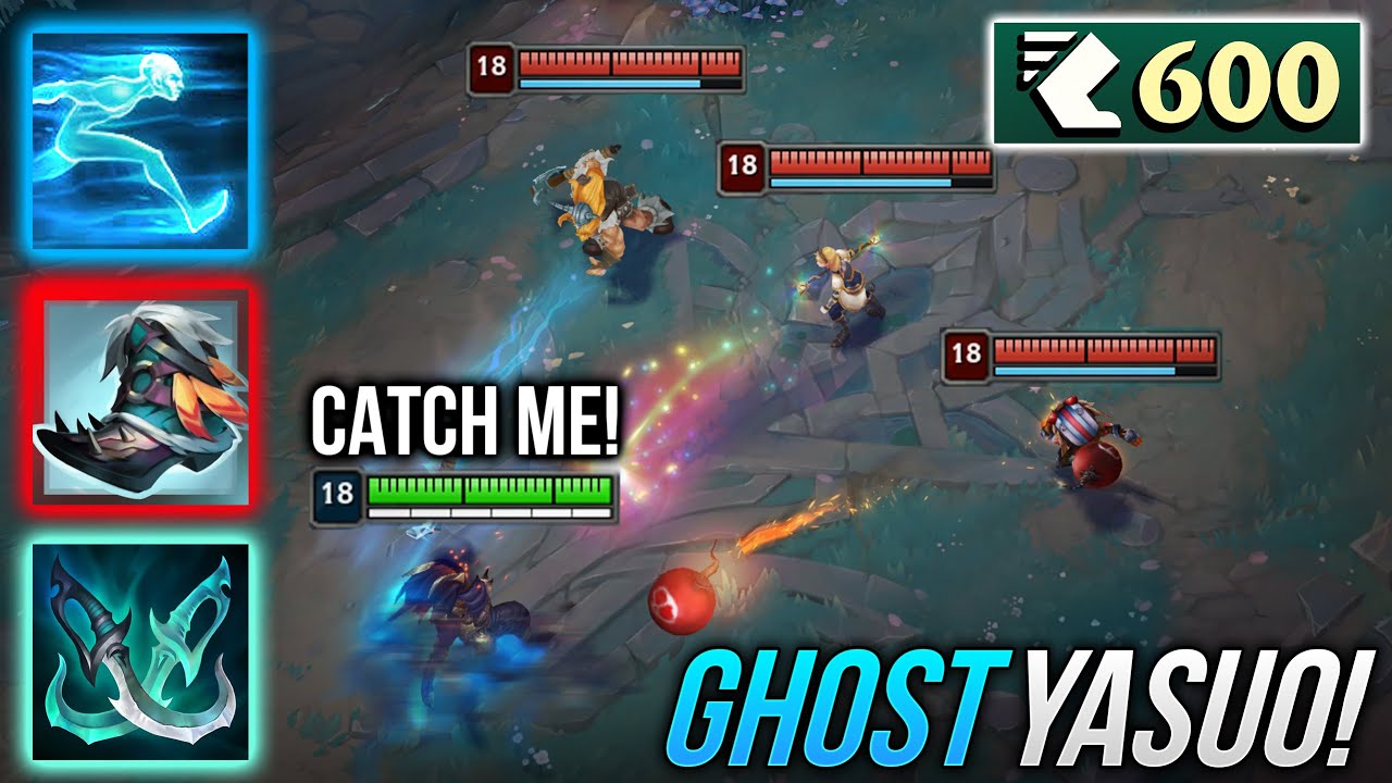 GHOST + FULL HAREKET HIZI YASUO BUILDI ! EUW HIGH ELODA COŞTUK !