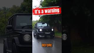 This G-Wagon Roars Through the Rain… BRABUS Changed Everything 🌧️🔥 #Shorts