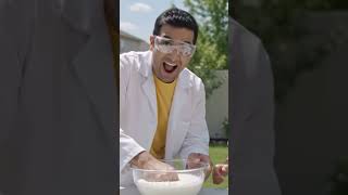 Is it Liquid or Solid? Try this Science Experiment at home! 🧪#shorts