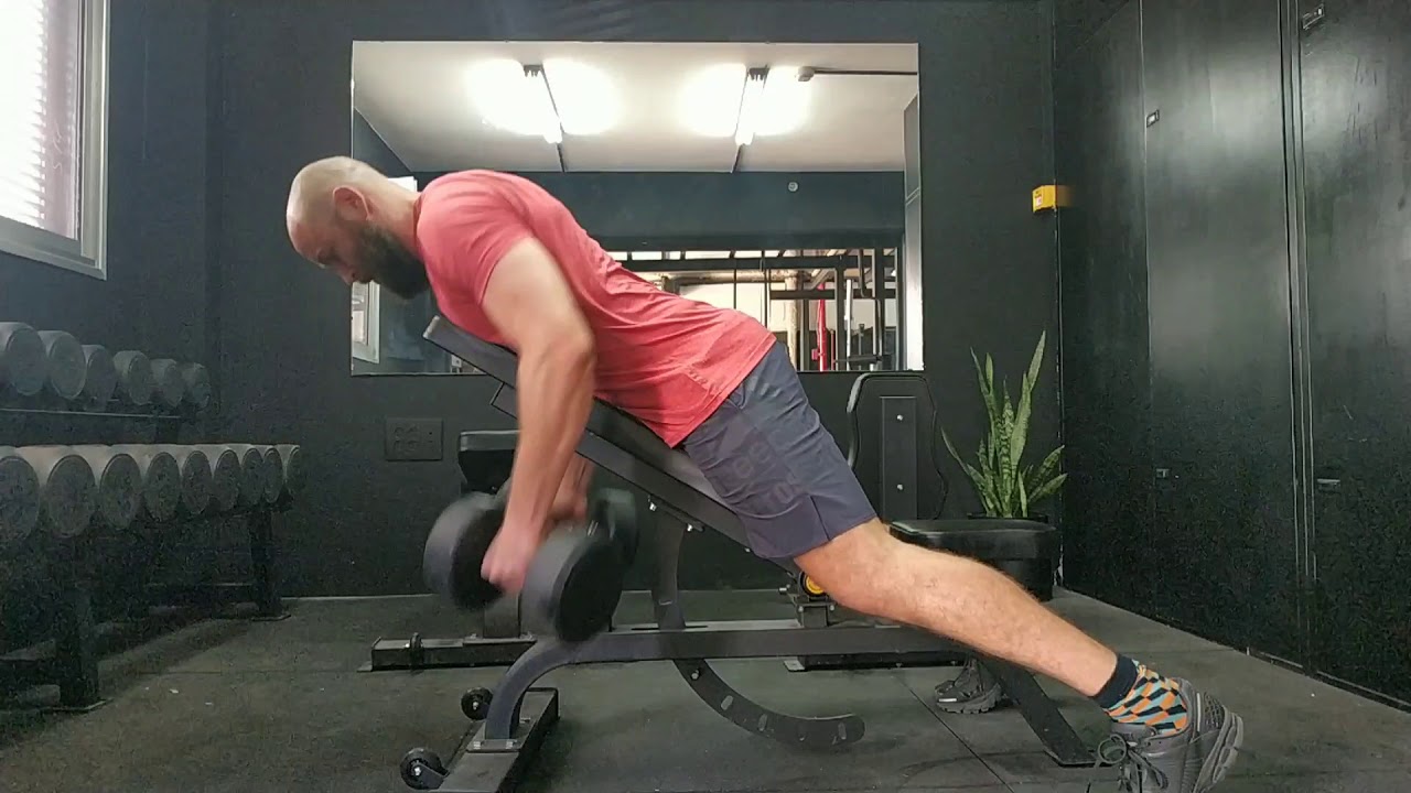 DB row bench exercise - YouTube