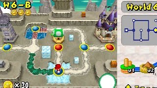 World 6-B Star Coins New Super Mario Bros Ds