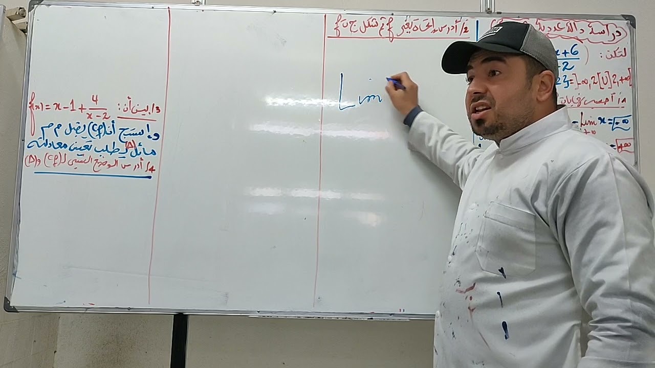 دالة عددية شاملة جزء 01 تسير و إقتصاد نهايات تفسير هندسي مستقيمات مقاربة دراسة التغيرات