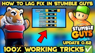 How To Lag Fix In Stumble Guys 0.62.5 update | Best Settings For Stumble Guys 🔥 screenshot 3