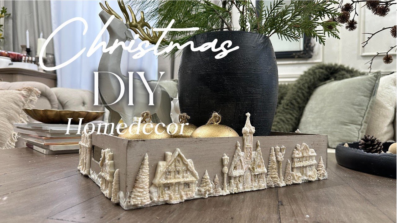 Волшебный праздничный поднос своими руками | Простое руководство по созданию форм из смолы и деко...