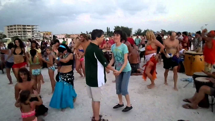 Maryann Dancing at the Treasure Island Drum Circle