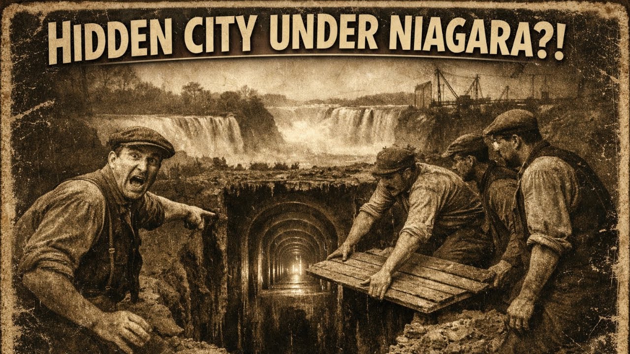 The Hidden City Under Niagara Falls: What Workers Really Found in 1896