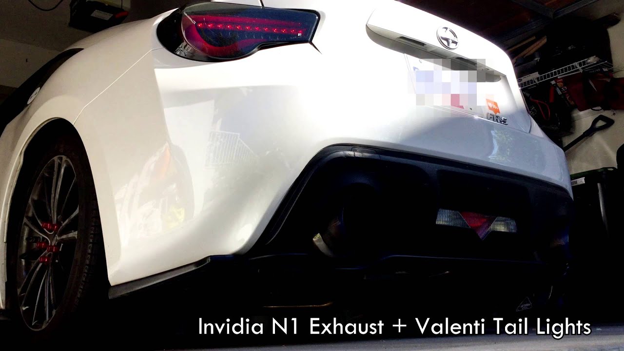 Invidia N1 Exhaust + Borla UEL Headers + Smoked Valenti Tail Lights on