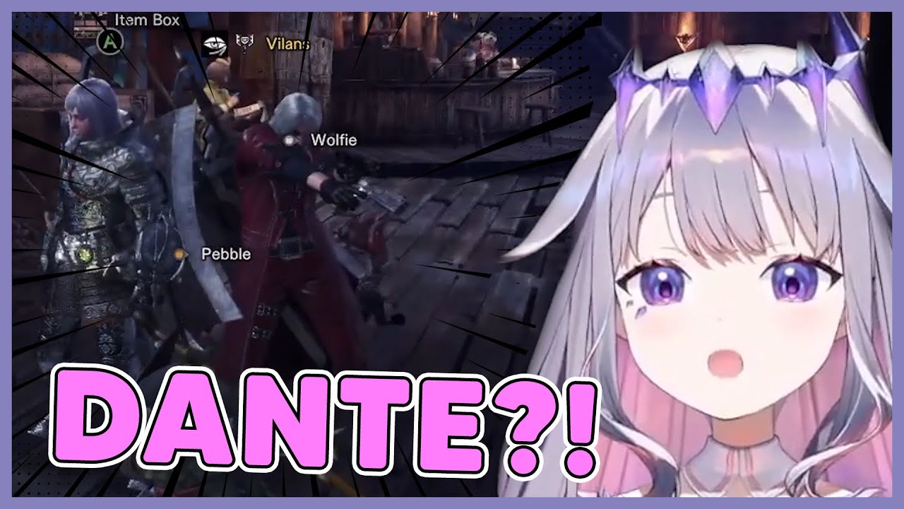 Biboo immediately felt 𝑴𝑶𝑻𝑰𝑽𝑨𝑻𝑬𝑫 after seeing a pebble wearing a Dante outfit【Monster Hunter World】