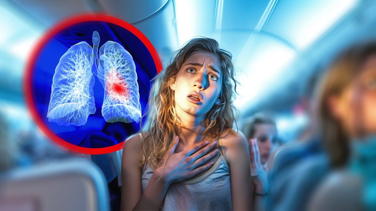 شابة تسافر على متن طائرة لمدة ٥ ساعات، هذا وجدوه في رئتيها