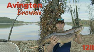 Fly Fishing UK at Avington Trout Fishery 🎣 Catching a Monster 9lb Brown Trout