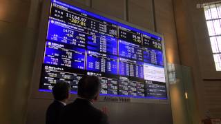 大阪取引所　株価ボードリニューアル