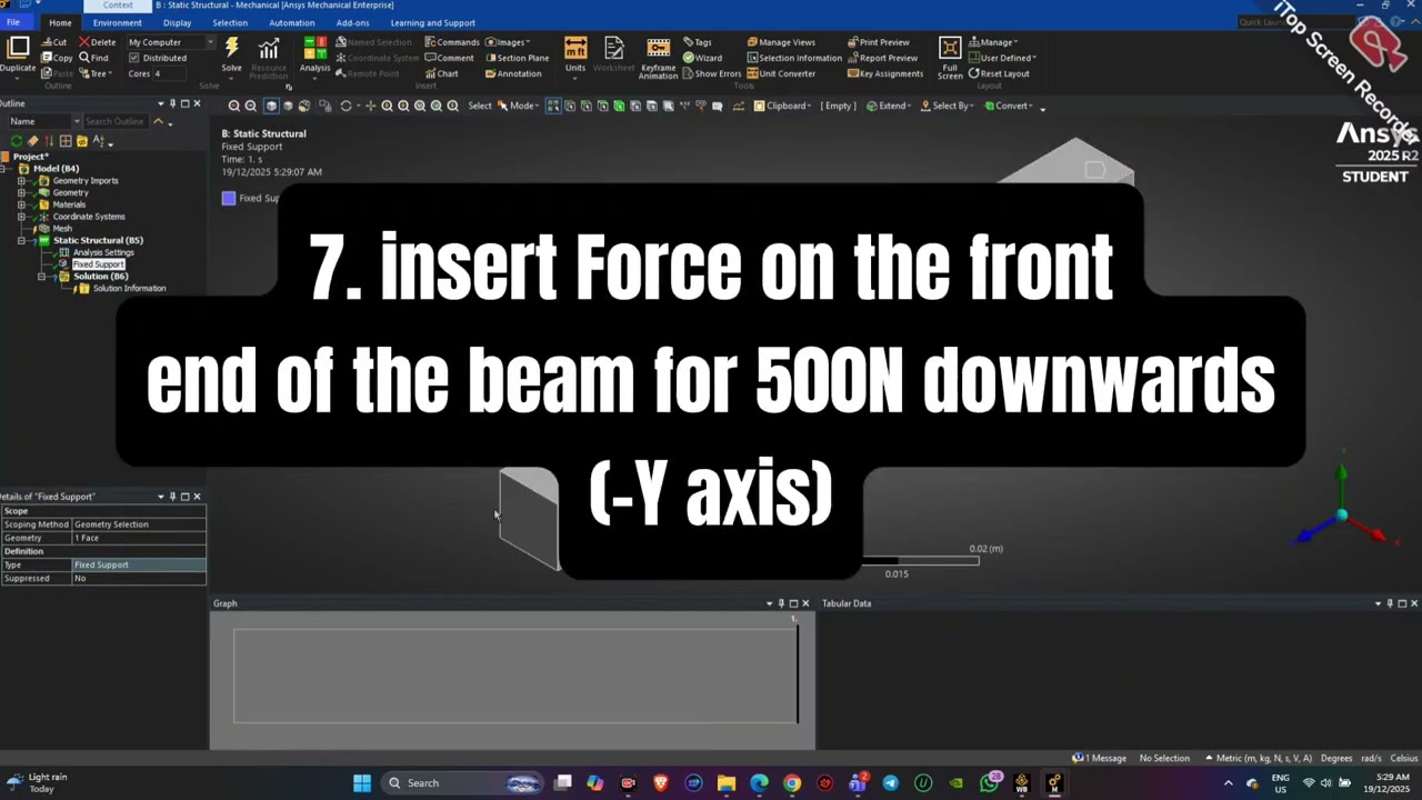 ANSYS Bending Simulation Lab 2
