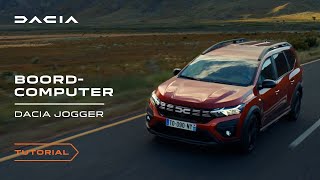 Dacia Jogger Boordcomputer Gebruiken Nl