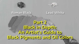 Black In Depth An Artists Guide To Black Pigments And Oil Colors - Part 2