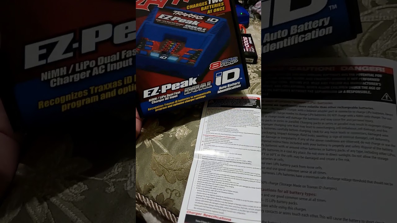 Traxxas 2972 charger 1A & 4A flashing red light. YouTube
