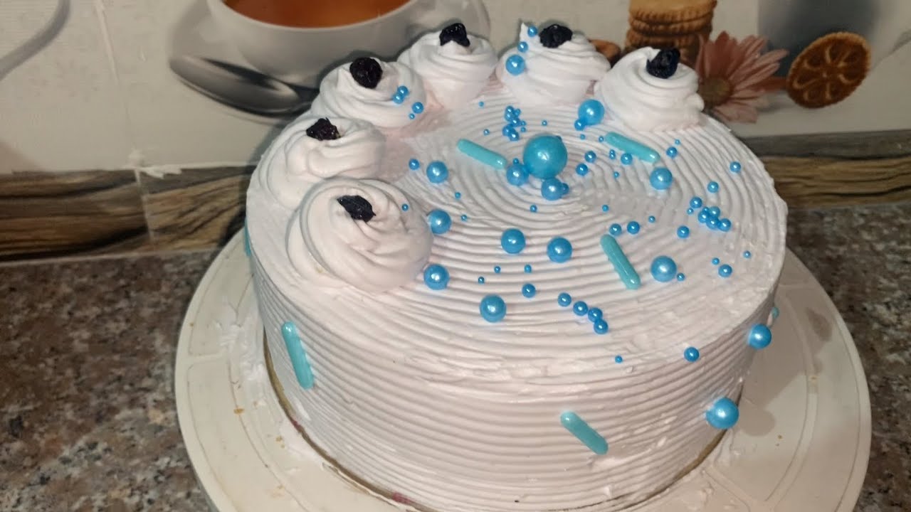 Blueberry flavour cake 🎂