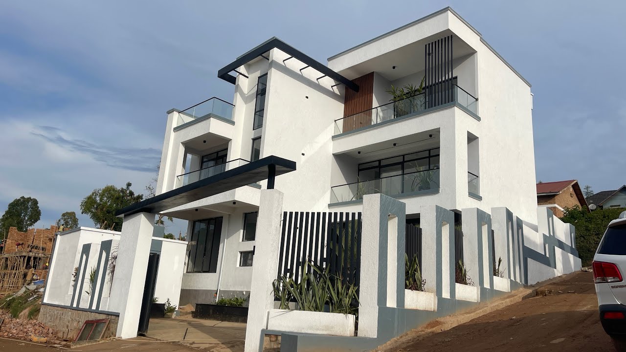 Современная вилла на продажу в престижном районе Руанды.