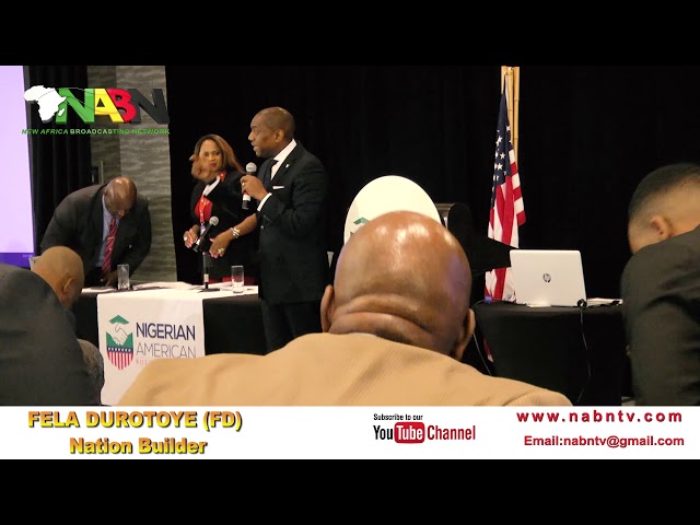 FELA DUROTOYE'S FULL  SPEECH AT NABF CONFERENCE   TAMPA,FLORIDA