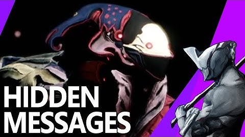 Warframe: Hidden Messages Quest [All Dialogue and Cinematics]