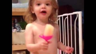 Zoes Reaction To Her Popsicle
