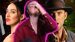 Lara Croft vs Indiana Jones. Epic Rap Battles Of History (Reaction/Breakdown)