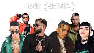 Alex Rose ft. Jay Wheeler, Cazzu, Lenny Tavarez, Lyanno, Rauw alejandro - Toda (Remix)