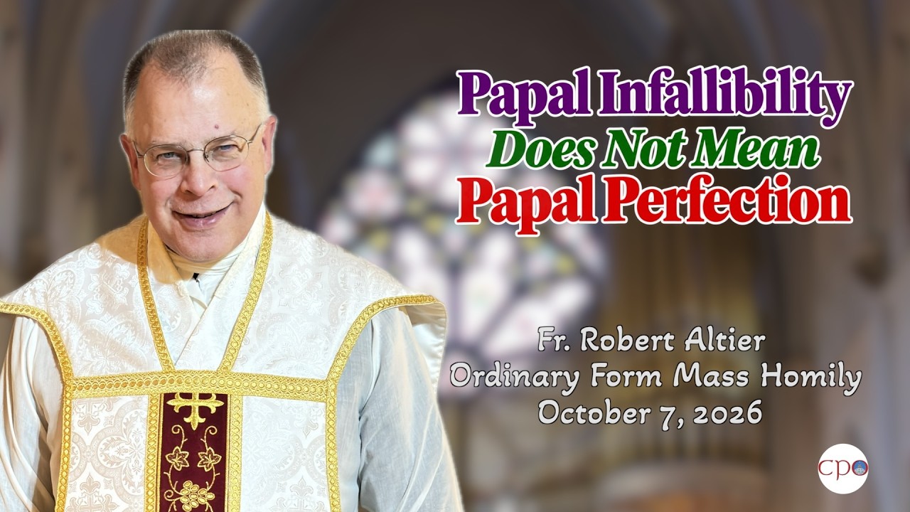 Papal Infallibility Does Not Mean Papal Perfection