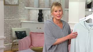 Barefoot Dreams CozyChic Ultra Lite Shirttail Poncho on QVC screenshot 5