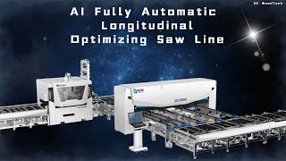 AI Fully Automatic Longitudinal Optimizing Saw Line 