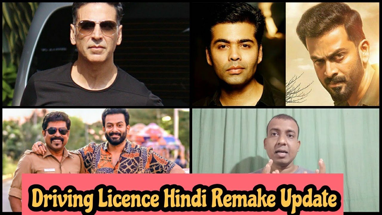 Driving Licence Movie In Hindi Remake