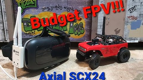 AXIAL SCX24 Deadbolt Gets an FPV!!! - How to Install FPV