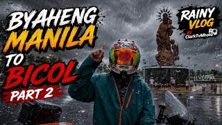 Byaheng Manila to Bicol part 2  | solo ride  with sniper 155r v3 |  DJI ACTIONS 6 | maulan na byahe