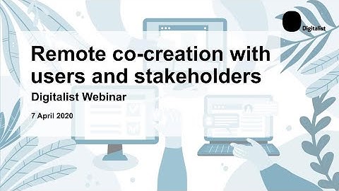 Webinar: Remote Co-creation