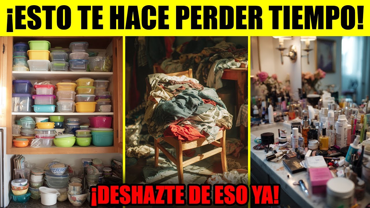 TIRA ESO HOY MISMO: 9 cosas INÚTILES que solo te HACEN PERDER TIEMPO en casa – Minimalismo