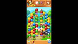 Bee Brilliant Blast Level 355 3 stars