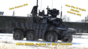 The new French Jaguar EBRC tank! | War Thunder Dev Server