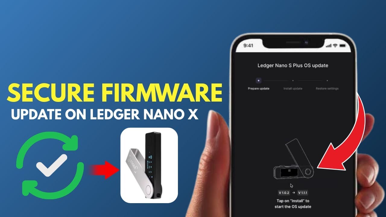 How to Update Ledger Nano X Firmware Securely - YouTube