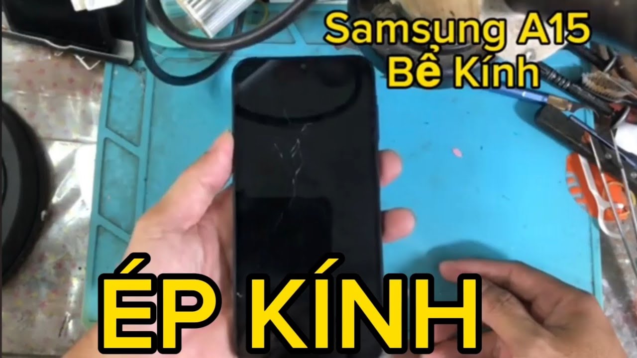 Change Samsung A15 phone glass