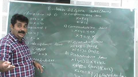 BOOLEAN ALGEBRA || PART-3||2ND PUC||COMPUTER SCIENCE||BY PROF. PRASAD S.G