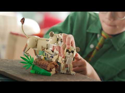 LEGO Creator 3 in 1 Majestic Lion Construction Set 31386
