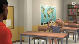 Clic Caillou Gives His Teacher A Huge Belt Beating Grounded