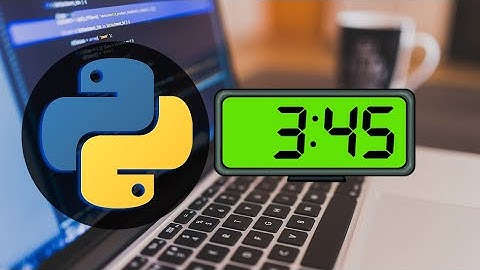 Digital Clock in Python | GUI with Tkinter