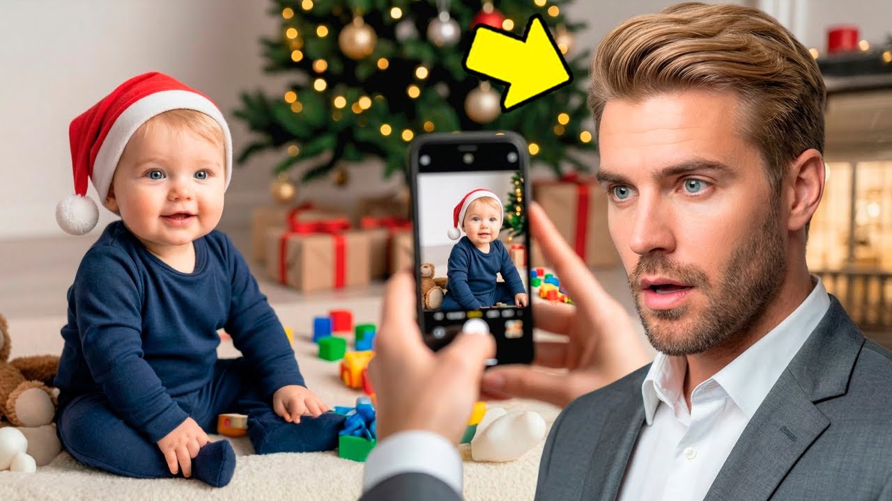 Milioner wściekle odwołał świąteczną imprezę… Po przypadkowym zdjęciu niemowlęcia