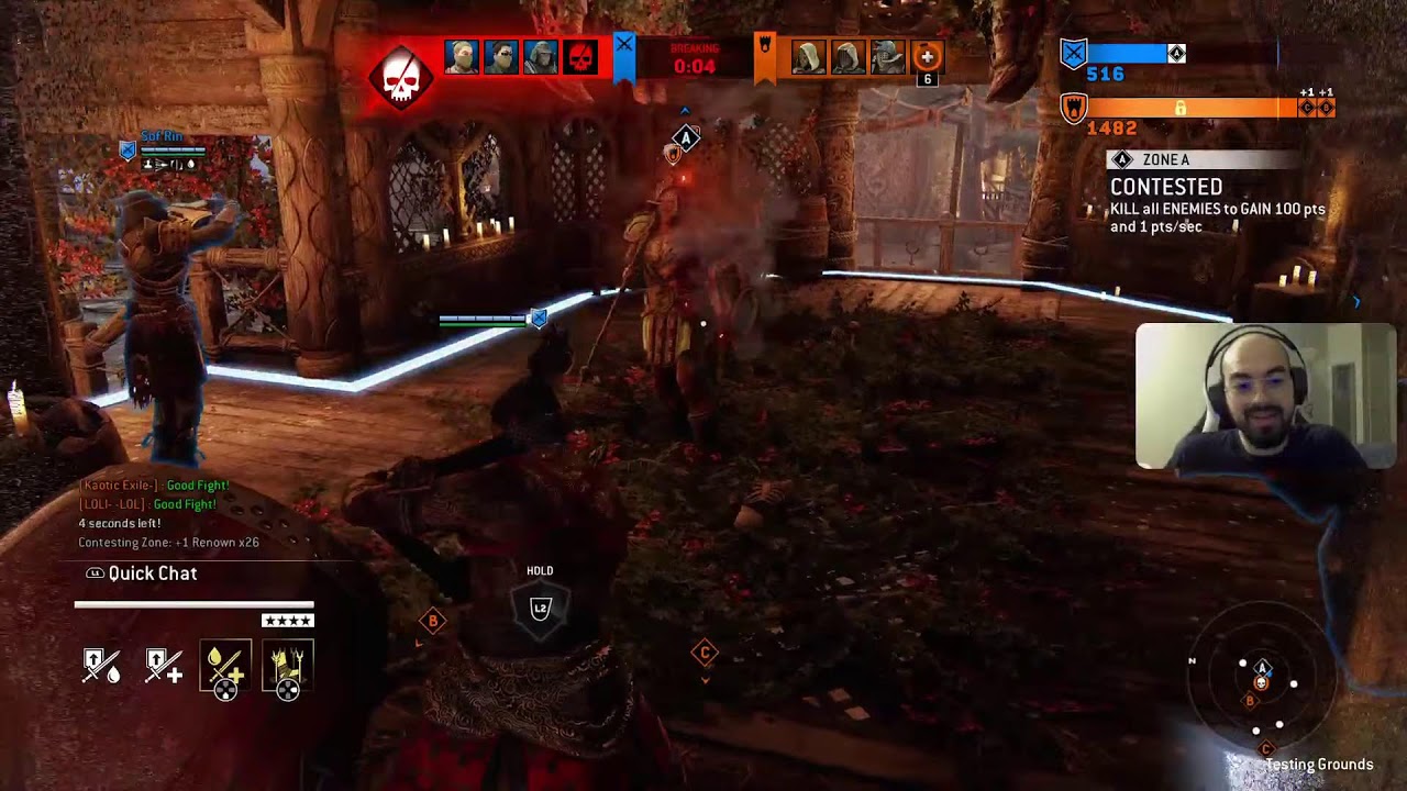 For Honor Looking Testing Ground!